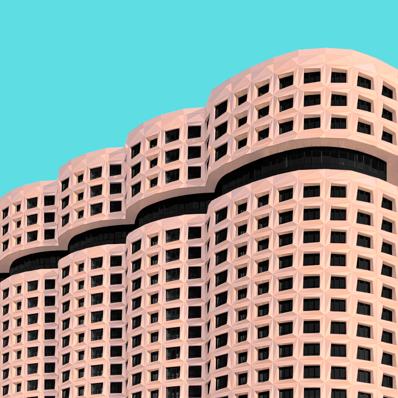 Постер на подрамнике Постер Cilinders multicolor 2 - интерьерный вид 1