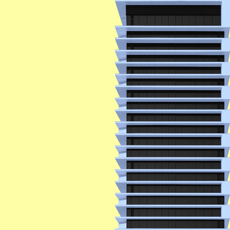 Постер на подрамнике Постер Stripes yellow blue 3 - интерьерный вид 1