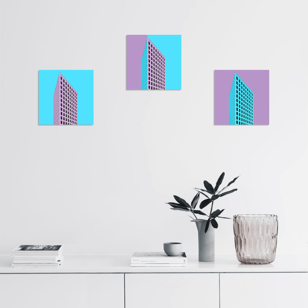 Сет Vector purple blue - интерьерный вид 1