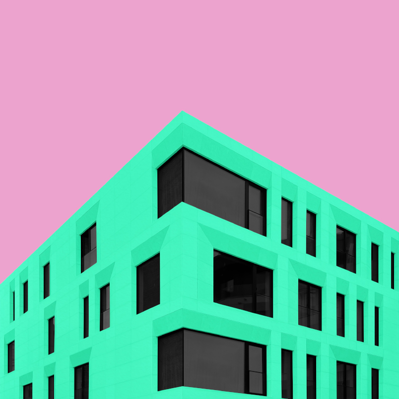 Постер на подрамнике Постер Facets multicolor 3 - интерьерный вид 1