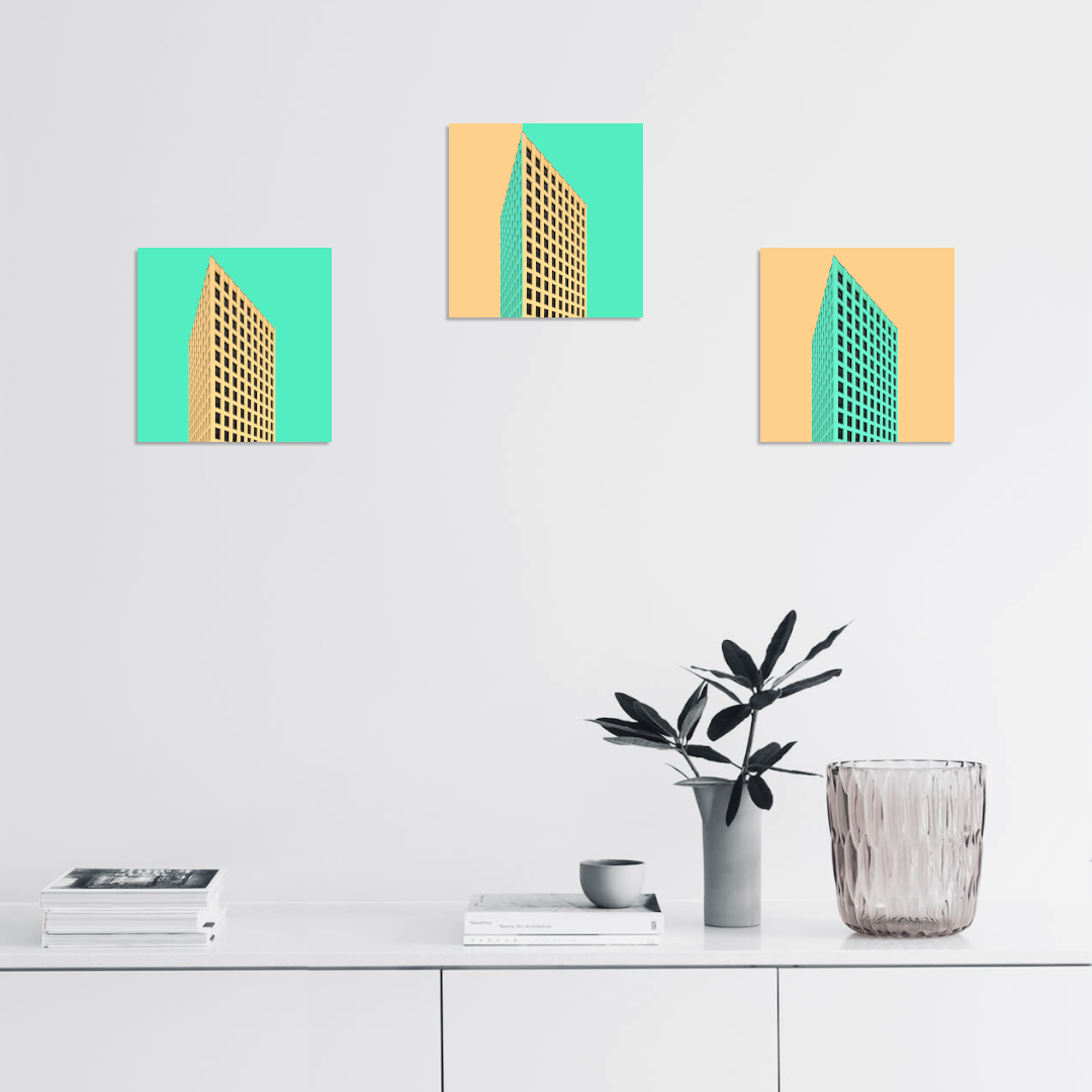 Сет Vector orange mint - интерьерный вид 1